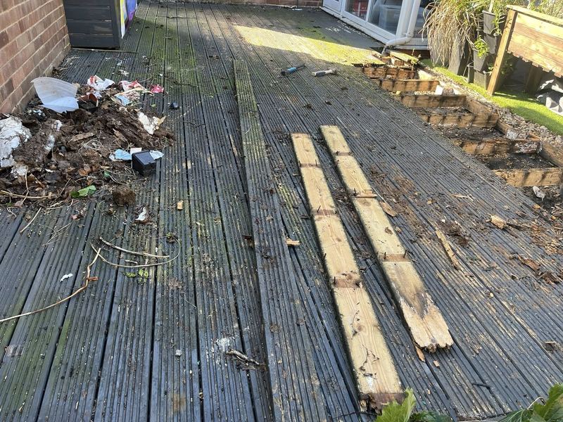 Decking removal